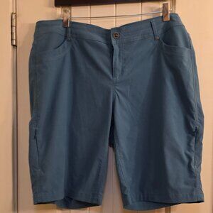 Kuhl Women's Trekr 11" Shorts in Teal Blue, size 16